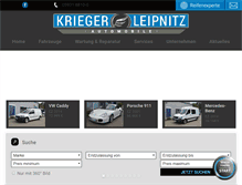 Tablet Screenshot of krieger-leipnitz.de